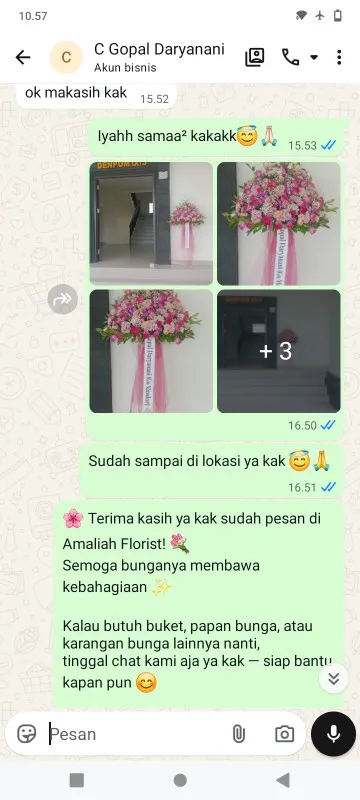 Pengiriman Karangan Bunga Kedokan Bunder