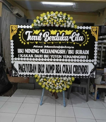 Papan Bunga di Kedokan Bunder